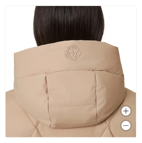 New!! Mondetta Ladies Diamond Quilt Down Parka Jacket Coat Pockets Size XXL NWT! - Picture 4 of 8